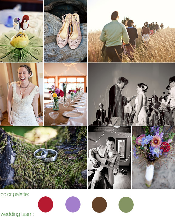 real wedding, lincoln city, oregon, photography by: persimmon images